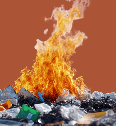 open burning of waste